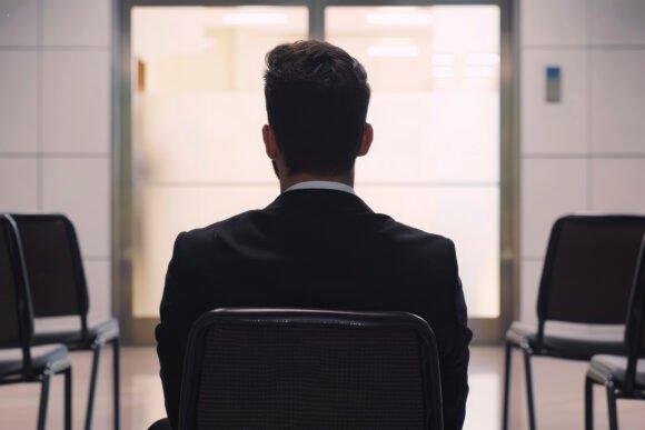 Download Businessman Sitting in Empty Office in C - Man Collection
