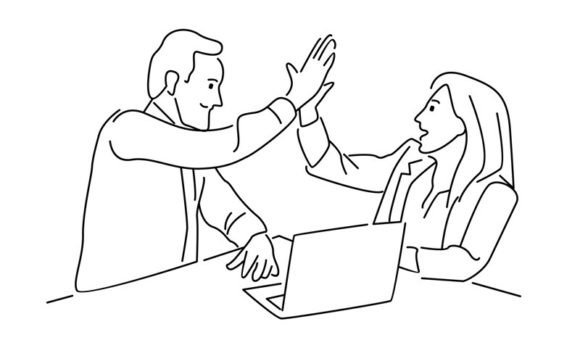 Download Businessman and Businesswoman Discussion - Man Collection