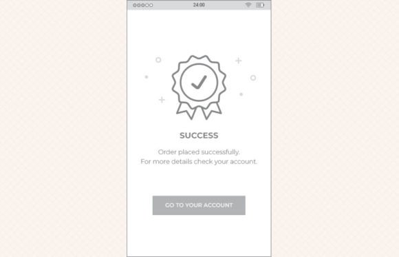 Download Ecommerce Checkout 4 Mobile Wireframe - Ecommerce Collection
