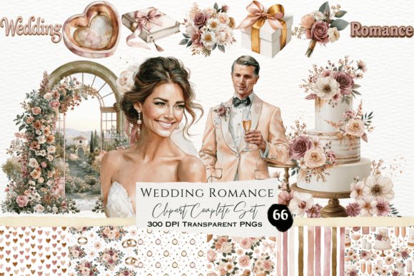 Download Wedding Romance Watercolor Clipart Set - Man Collection