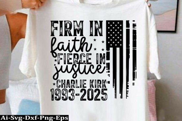 Download Charlie Kirk PNG Design, Firm in Faith - Firm Collection