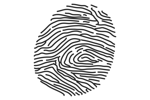 Download Finger Mark. Clue Symbol. Unique Human P - Man Collection